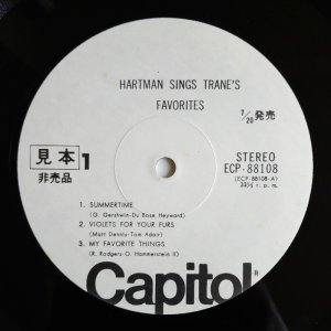 画像3: Johnny Hartman - Sings Trane's Favorites