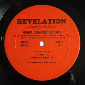 画像4: Frank Strazzeri Sextet - Taurus