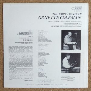 画像2: Ornette Coleman - The Empty Foxhole