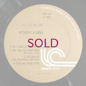 画像4: Joe Lee Wilson - Without A Song