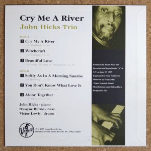 画像2: John Hicks Trio - Cry Me A River