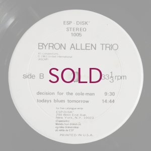 画像4: Byron Allen Trio - Byron Allen Trio