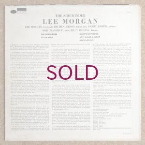 画像2: Lee Morgan - The Sidewinder