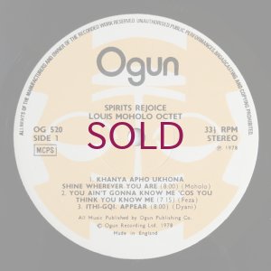 画像3: Louis Moholo Octet - Spirits Rejoice
