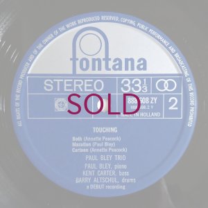 画像4: Paul Bley Trio - Touching