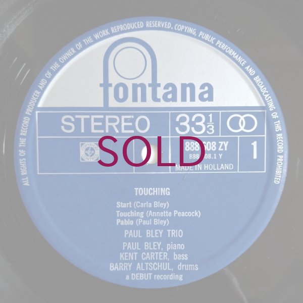 Paul Bley Trio - Touching - UNIVERSOUNDS