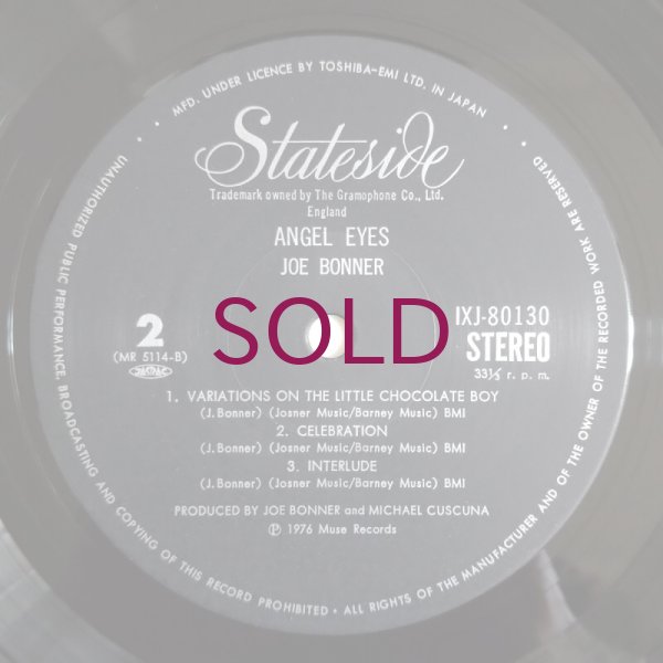 Joe Bonner - Angel Eyes - UNIVERSOUNDS