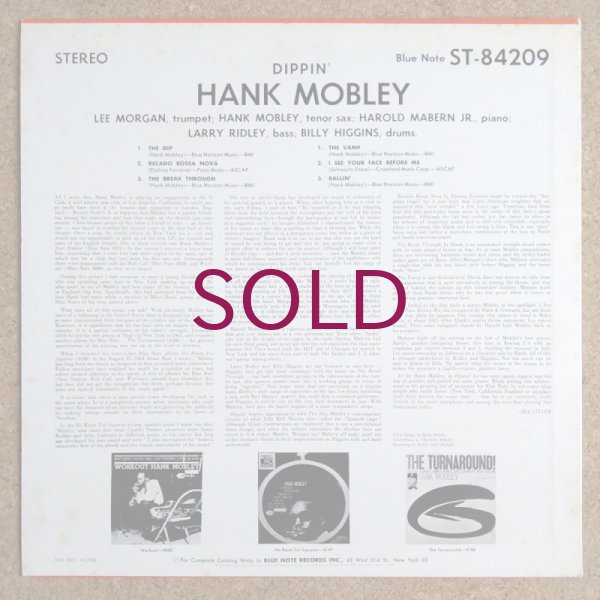 Hank Mobley - Dippin' - UNIVERSOUNDS