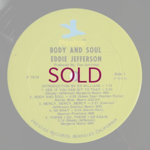 画像3: Eddie Jefferson - Body & Soul