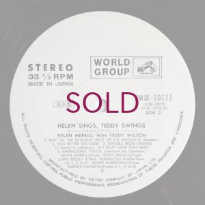 画像6: Helen Merrill / Teddy Wilson - Helen Sings, Teddy Swings