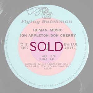 画像6: Jon Appleton & Don Cherry - Human Music