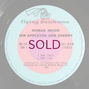 画像5: Jon Appleton & Don Cherry - Human Music