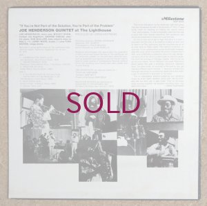 画像2: Joe Henderson Quintet - If You're Not Part Of The Solution, You're Part Of The Problem