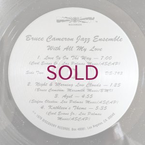 画像4: Bruce Cameron Jazz Ensemble - With All My Love
