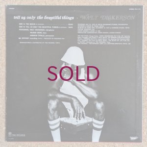 画像2: Walt Dickerson - Tell Us Only The Beautiful Things