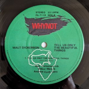 画像4: Walt Dickerson - Tell Us Only The Beautiful Things