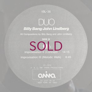 画像4: Billy Bang / John Lindberg - Duo