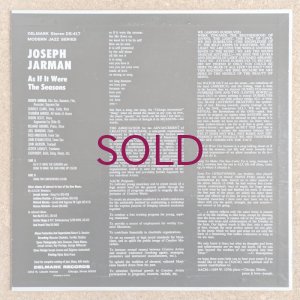 画像2: Joseph Jarman - As If It Were The Seasons