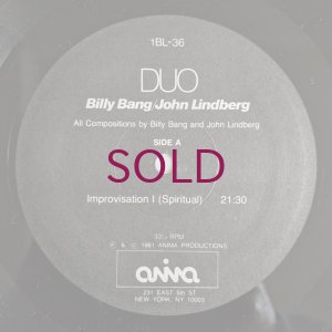 画像3: Billy Bang / John Lindberg - Duo