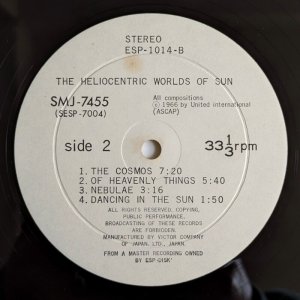 画像4: Sun Ra & His Solar Arkestra - The Heliocentric Worlds Of Sun Ra Vol.1