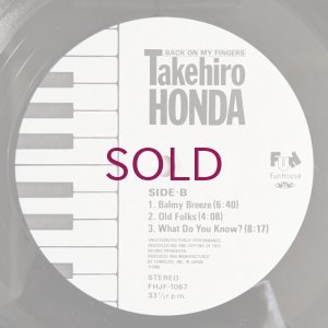 画像4: Takehiro Honda - Back on My Fingers