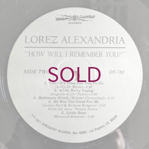 画像4: Lorez Alexandria - How Will I Remember You?