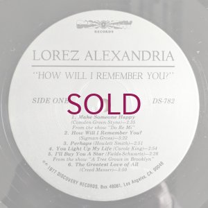 画像3: Lorez Alexandria - How Will I Remember You?