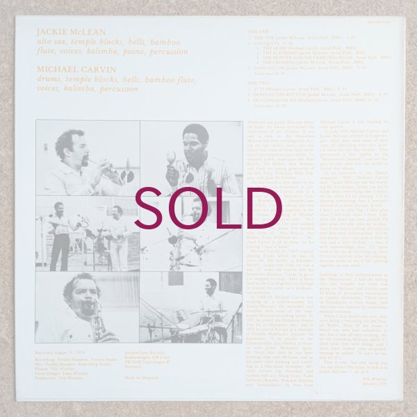 Jackie McLean & Michael Carvin - Antiquity - UNIVERSOUNDS