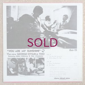 画像2: George Otsuka Trio - You Are My Sunshine