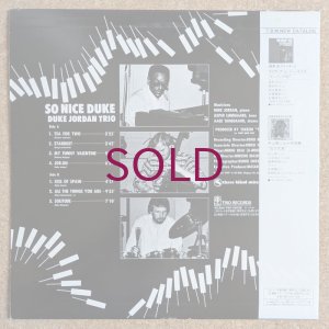 画像2: Duke Jordan Trio - So Nice Duke