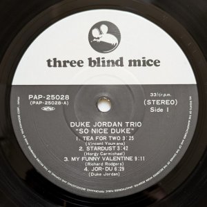 画像3: Duke Jordan Trio - So Nice Duke