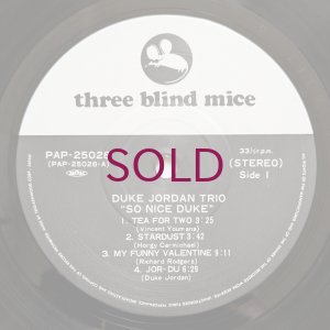 画像3: Duke Jordan Trio - So Nice Duke