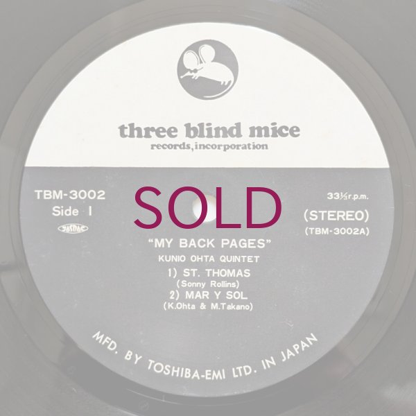 Kunio Ohta Quintet featuring Masamiki Takano - My Back Pages