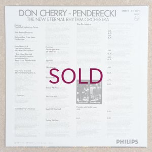 画像2: Don Cherry & Penderecki - Actions
