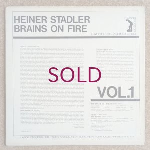 画像2: Heiner Stadler - Brains On Fire Vol.1