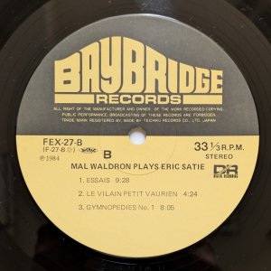 画像4: Mal Waldron - Plays Eric Satie
