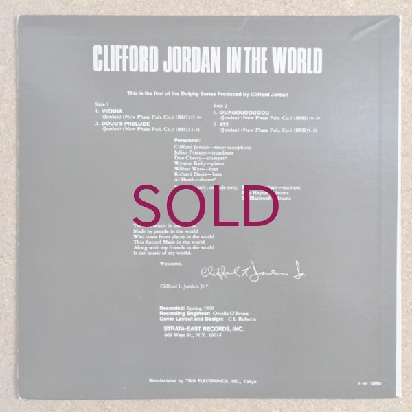 Clifford Jordan - In The World - UNIVERSOUNDS
