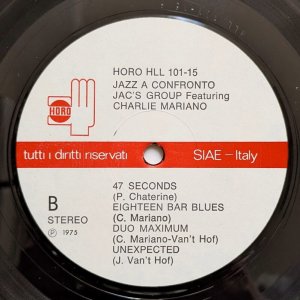 画像4: Jac's Group featuring Charlie Mariano - Jazz A Confronto 15