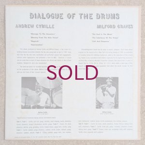 画像2: Andrew Cyrille / Milford Graves - Dialogue Of The Drums