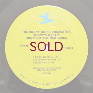 画像4: Sonny Criss Orchestra - Sonny's Dream (Birth Of The New Cool)