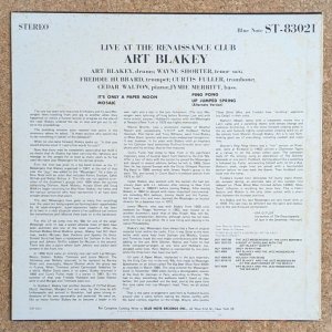 画像2: Art Blakey - Live At The Renaissance Club
