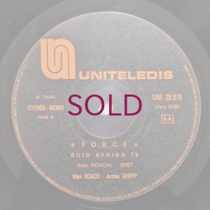 画像8: Max Roach / Archie Shepp - Force