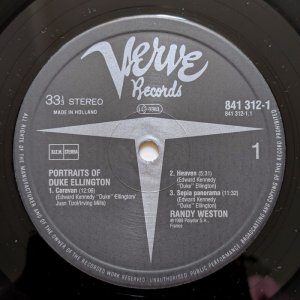 画像3: Randy Weston - Portraits Of Duke Ellington
