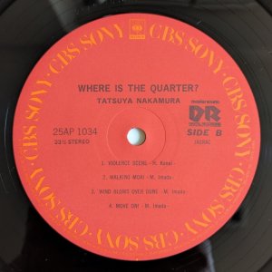 画像4: Tatsuya Nakamura - Where Is The Quarter?