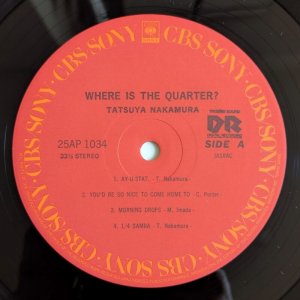 画像3: Tatsuya Nakamura - Where Is The Quarter?
