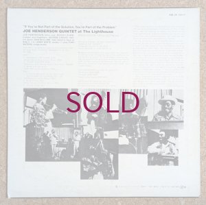 画像2: Joe Henderson Quintet - If You're Not Part Of The Solution, You're Part Of The Problem