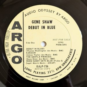 画像4: Gene Shaw - Debut In Blues