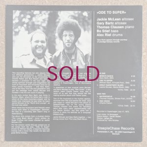 画像2: Jackie McLean Quintet featuring Gary Bartz - Ode To Super