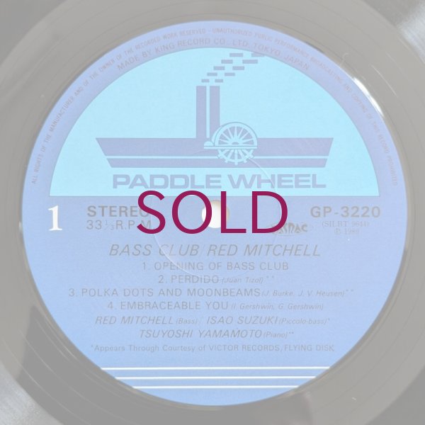 LP Red Mitchell Bass Club GP3220PROMO PADDLE WHEEL プロモ /00260 Red Mitchell / Bass Club (LP) / Paddle Wheel 1980 日本