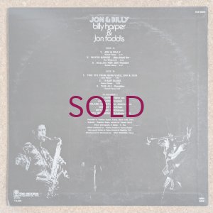 画像2: Billy Harper & Jon Faddis - Jon & Billy